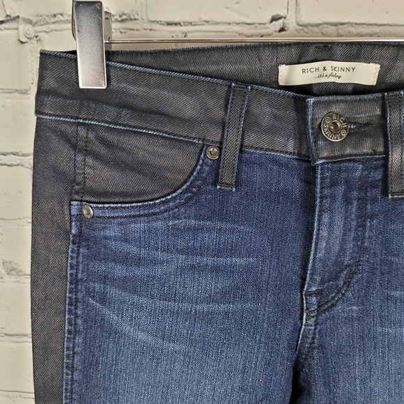 RICH & SKINNY | skinny two-tone stretch jeans - Picture 3 of 8